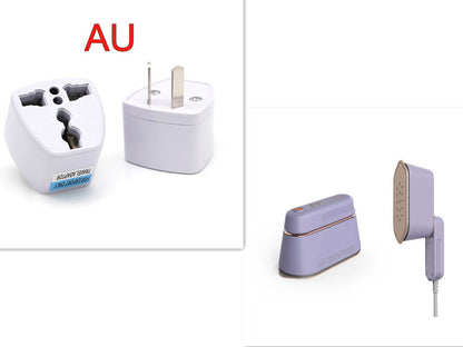 Small handheld steam iron by Sell My Stuff, compact household clothes iron for home and travel use, with a sleek design.