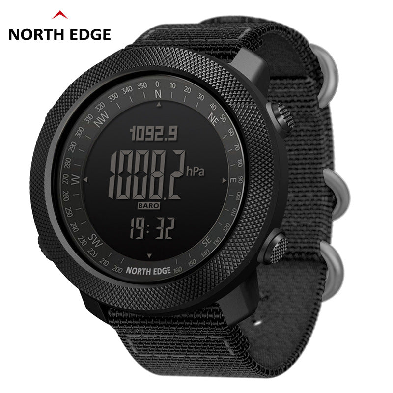 Outdoor sport smart watch for men with all-metal design, shown from the front