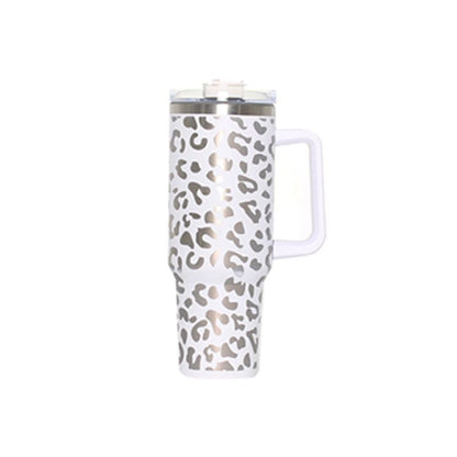 EasyOptionXY 40oz Adventure Quencher tumbler with handle, stainless steel travel water cup showing insulated design and stay-ice-cold feature