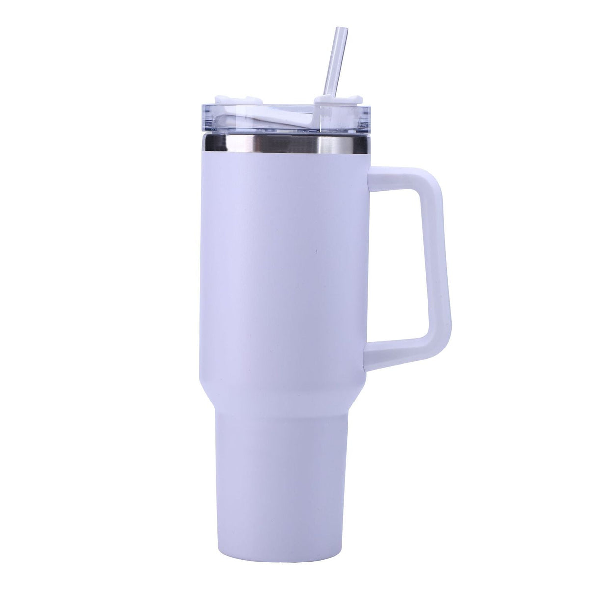 EasyOptionXY 30oz stainless steel coffee mug with handle, large capacity, thermal insulation, portable travel water bottle.