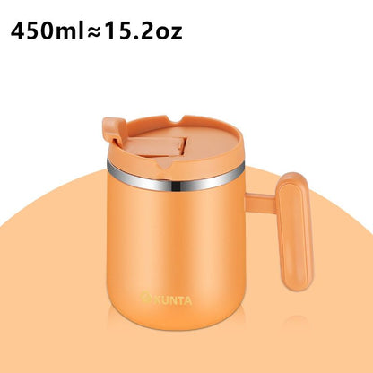 EasyOptionXY 304 stainless steel insulation cup with large capacity, featuring a sleek water cup design and durable construction.