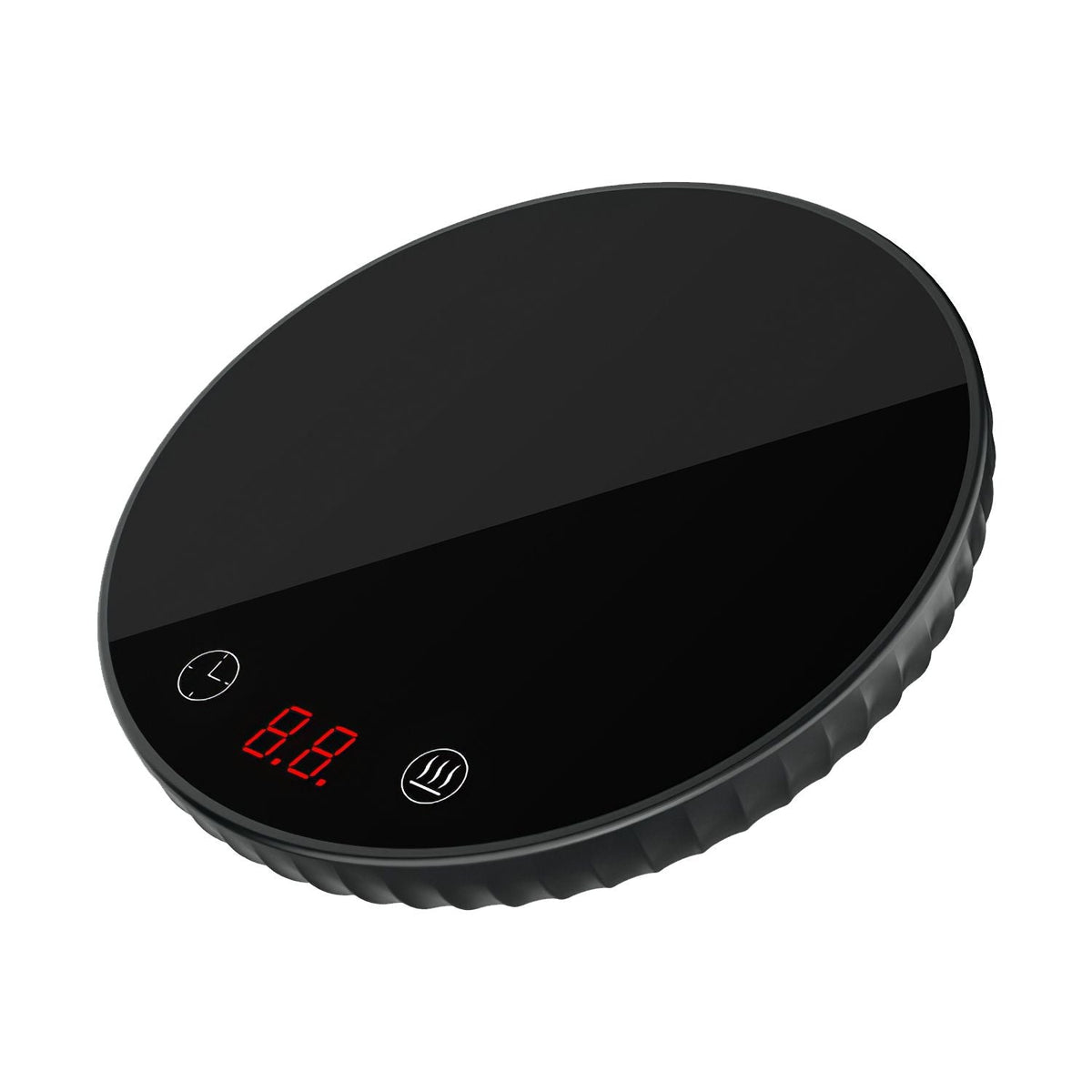 EasyOptionXY ceramic desktop electric cup warmer with smart timer, auto-off, overheating protection, and two adjustable temperature levels.