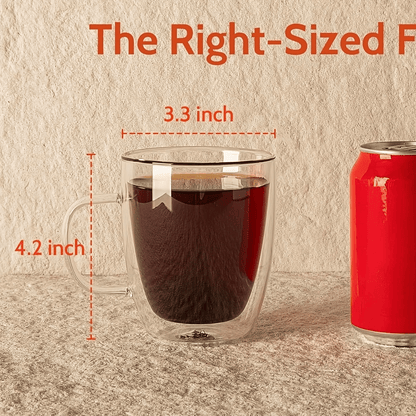 EasyOptionXY coffee mug, portable and ergonomic, ideal for drinking water and everyday use.