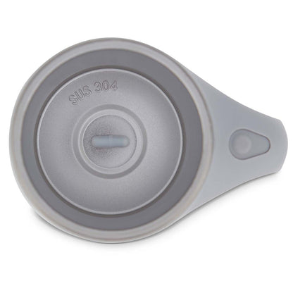 EasyOptionXY CUP A LATTE self-stirring mug with a sleek design, ideal for easy mixing of beverages.