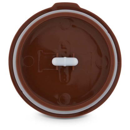 EasyOptionXY CUP A LATTE self-stirring mug with a sleek design, perfect for mixing latte drinks effortlessly.
