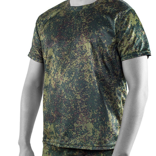 Short-sleeve quick-dry camouflage T-shirt for outdoor sports training by My Store