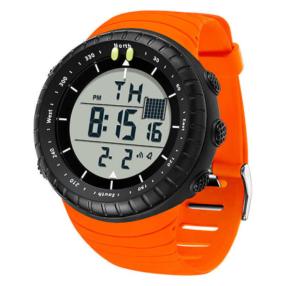 Creative large-dial multifunction waterproof luminous watch with visible time display and glow-in-the-dark hands