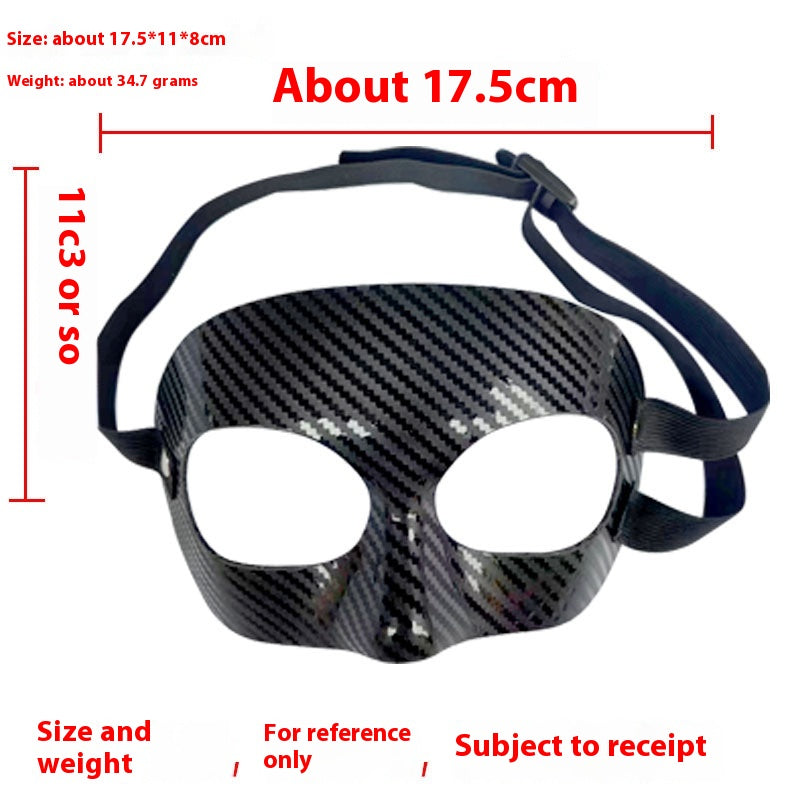 Halloween upper-face mask by My Store with eerie design covering the eyes, nose, and forehead