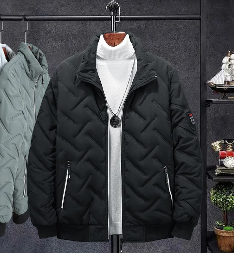 Men's Sleek Winter Cotton Coat