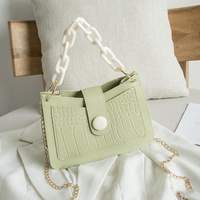 Women's stone pattern shoulder messenger bag from BACKUPMYFILESNOW® with underarm and shoulder carry options, featuring a stylish design.