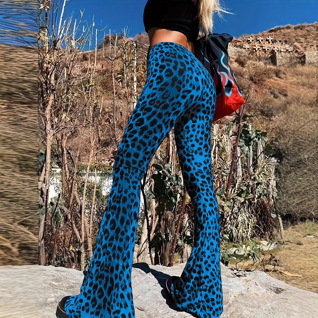 Women's printed sexy yoga pants, patterned stretch activewear leggings in a close-fitting design