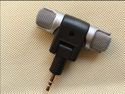 Mini computer microphone recorder in compact black design by My Store