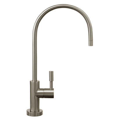 Echo Water ECHO RO™ tankless reverse osmosis water filtration system installed under a sink, sleek design, compact and modern.