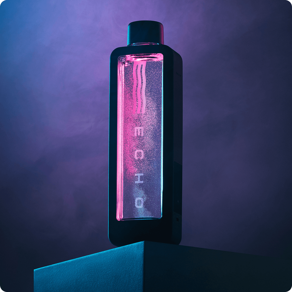 Echo Water hydrogen water bottle with sleek design, portable hydrogen flask for fresh, hydrogen-rich water on the go.