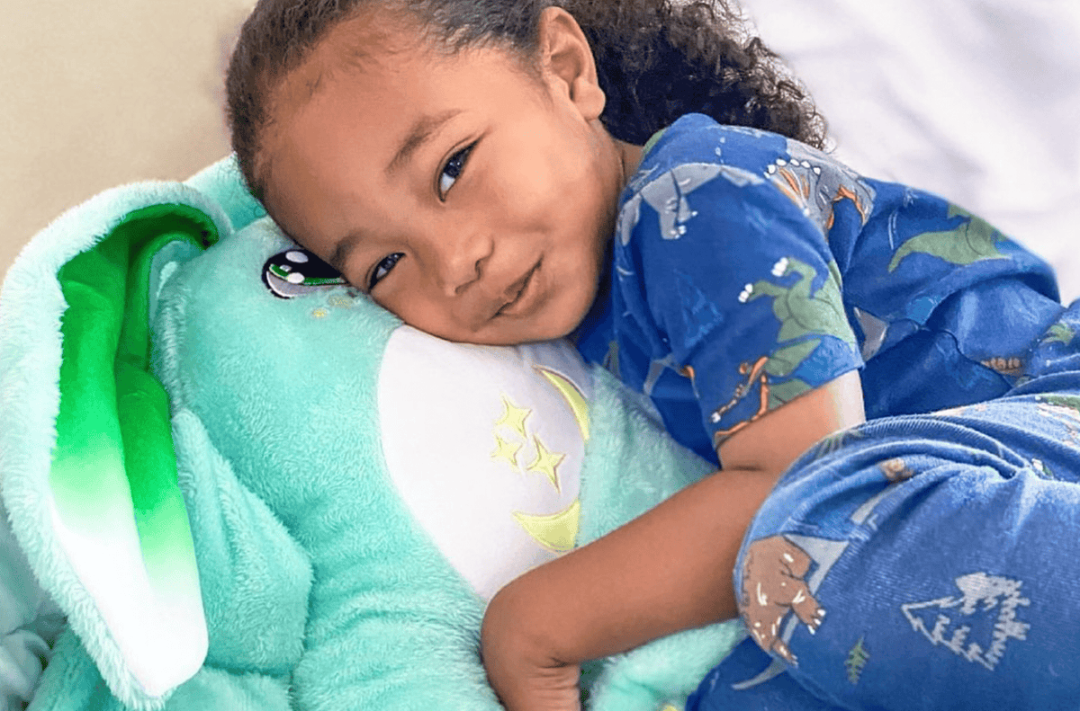 Moon Pals Echo 5lb Hugger Plush, soft and cuddly plush toy with a friendly animal design, perfect for hugging and comforting.