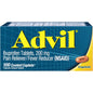 Advil 200mg Ibuprofen Pain & Fever Relief - 100 Coated Caplets