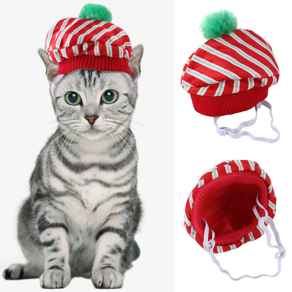 Funny pet dog cat costume warm hat headwear photo prop My Store