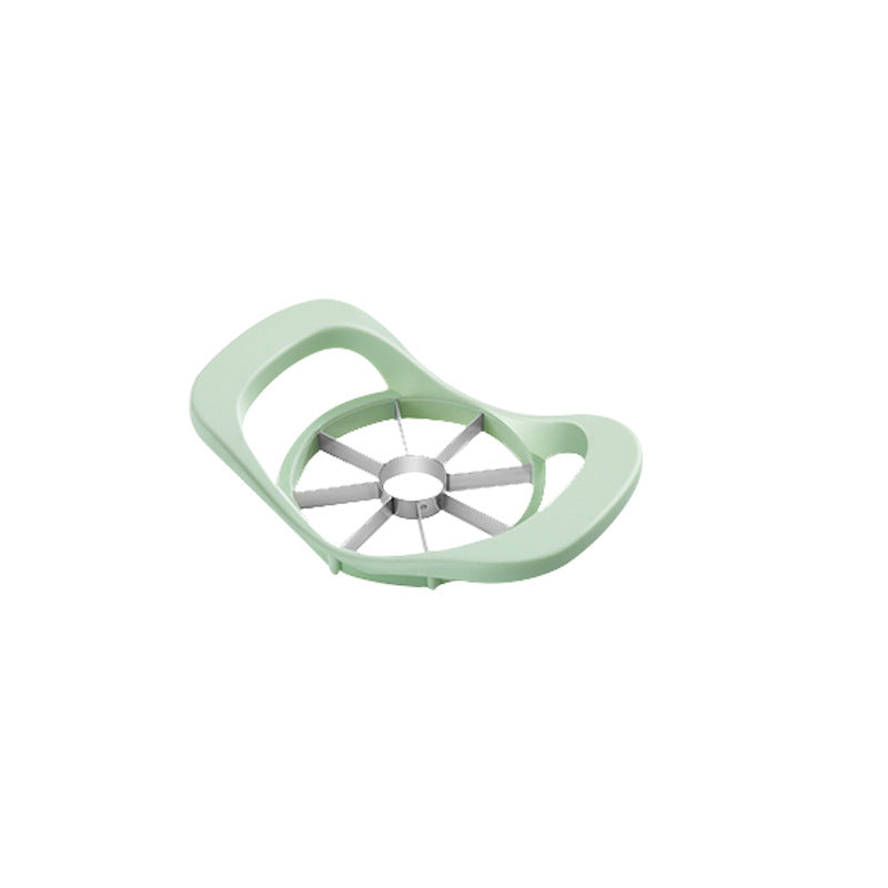 Hand-cranked multifunctional peeler, cutter, slicer, and fruit corer kitchen tool with attachments