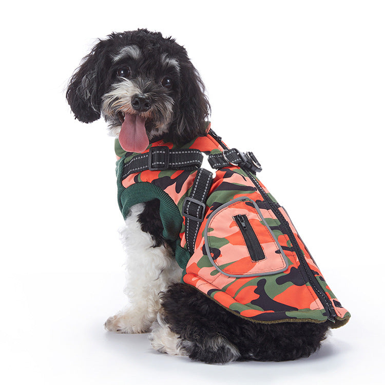 Winter cashmere pet jacket in a soft, warm design for dogs and cats
