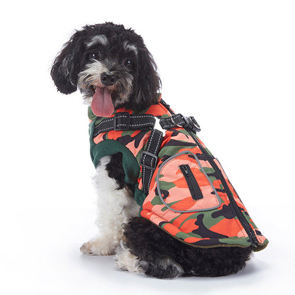 Winter cashmere pet jacket in a soft, warm design for dogs and cats