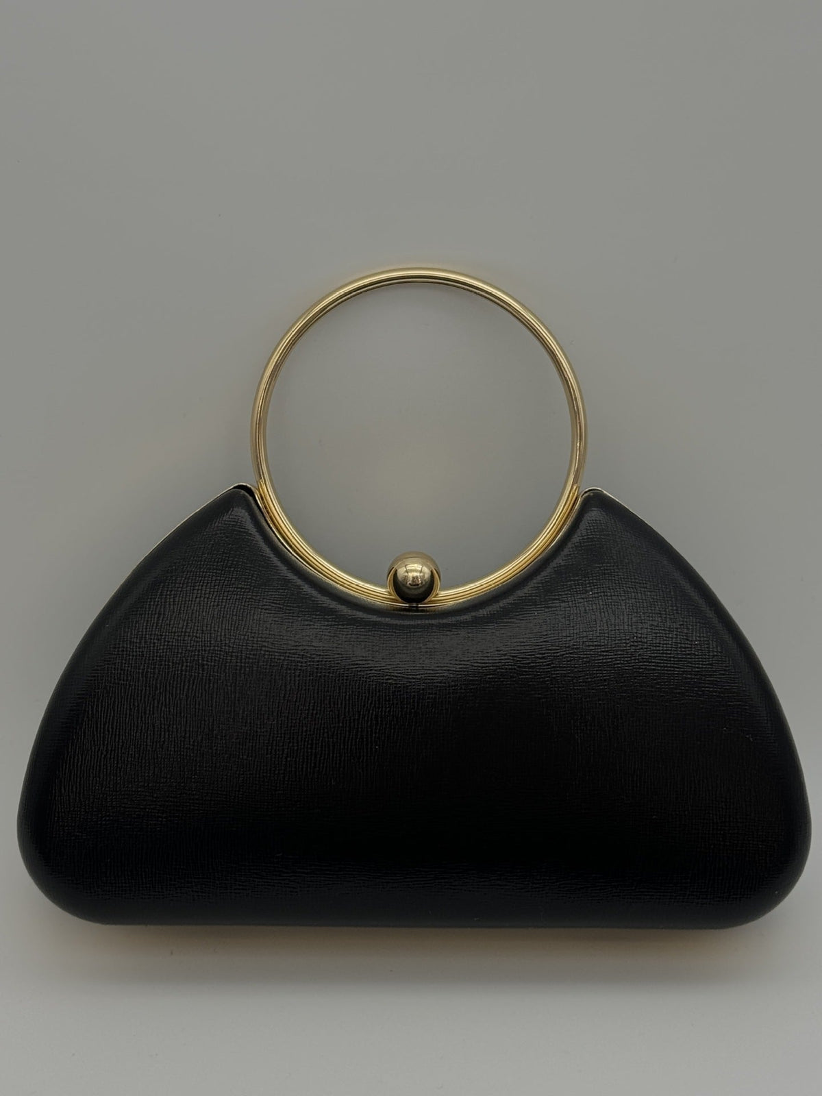 Women's minimalist metal frame evening clutch handbag for parties