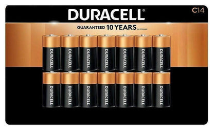 Duracell Long-Lasting C Batteries | Reliable Power - 14 Count