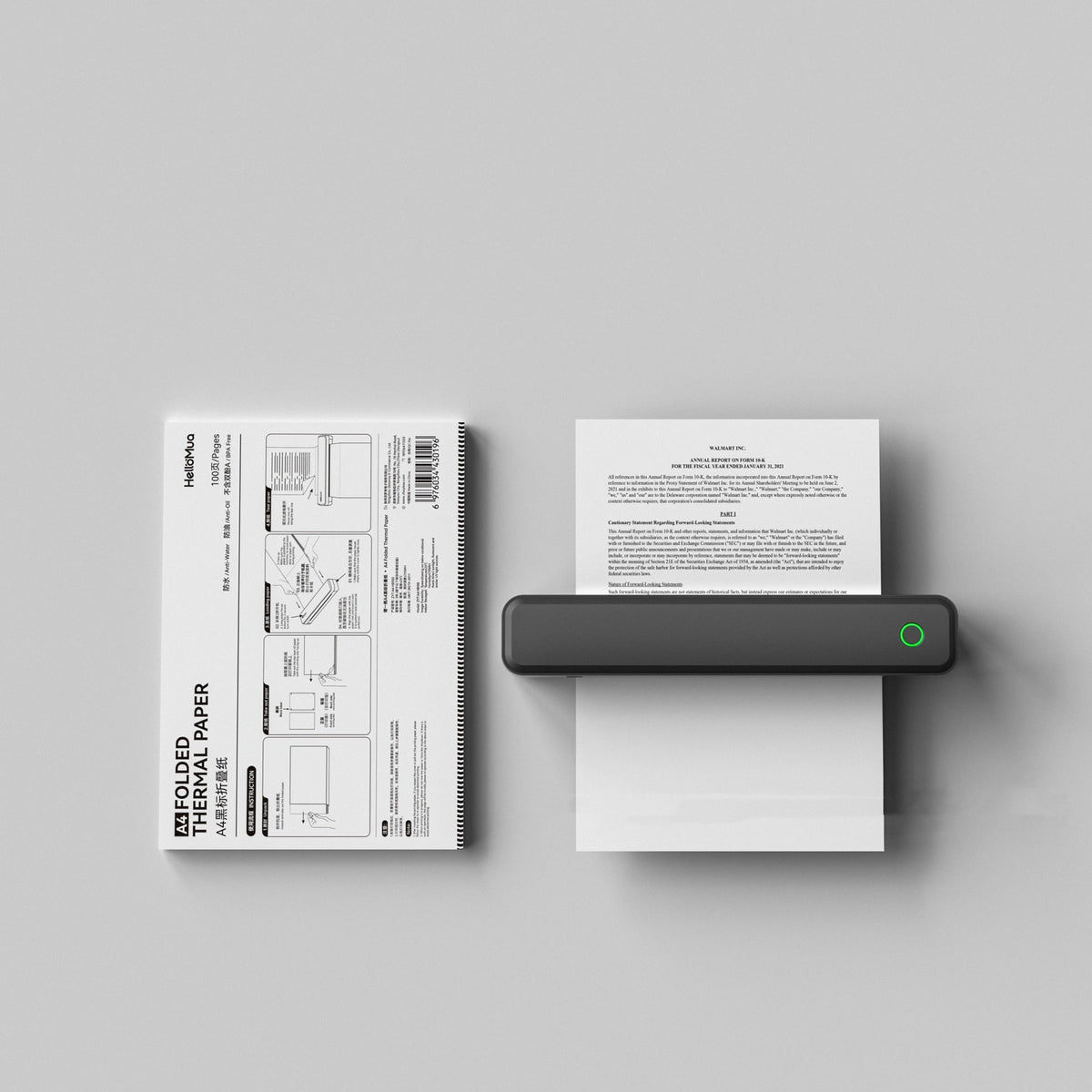 Thermal printer for home office with mobile phone connectivity