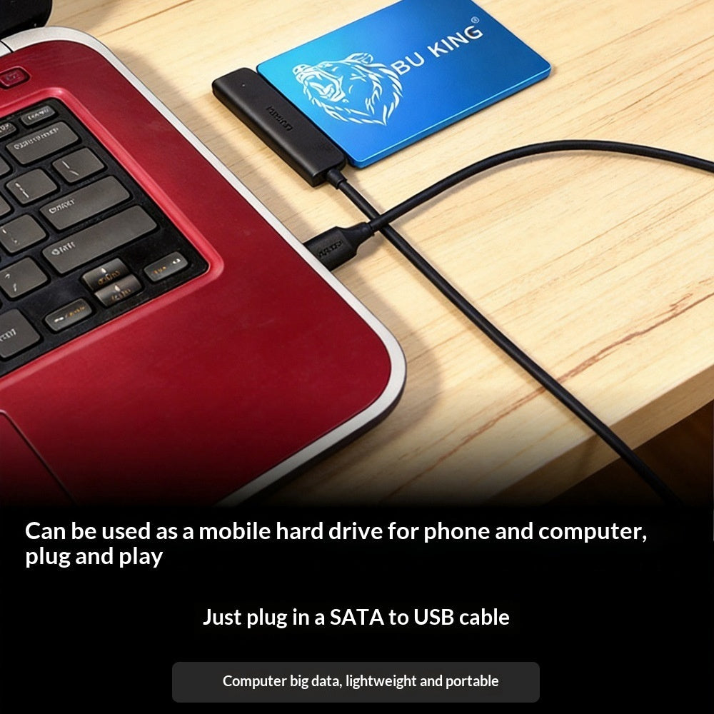 512GB SATA SSD for laptops and desktops, compact internal solid-state drive image
