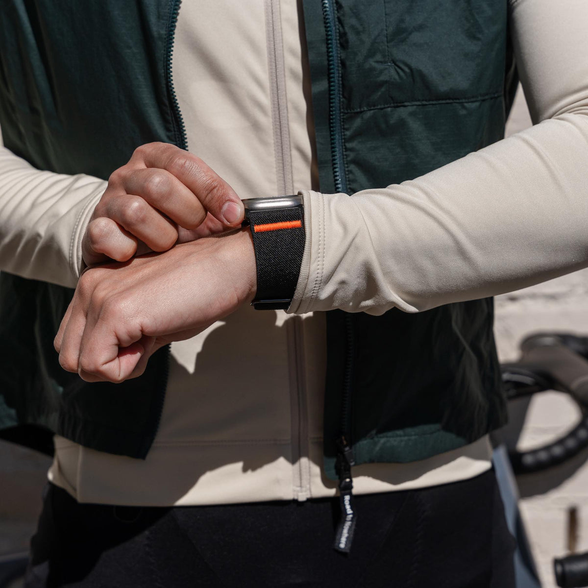 Robust Active Stretch Band made of elastic material for resistance training and fitness workouts.