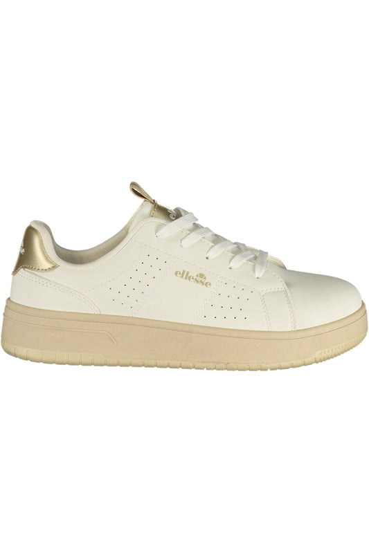 White Ellessee women's sports sneakers with a sleek design, featuring comfortable athletic footwear for active wear.