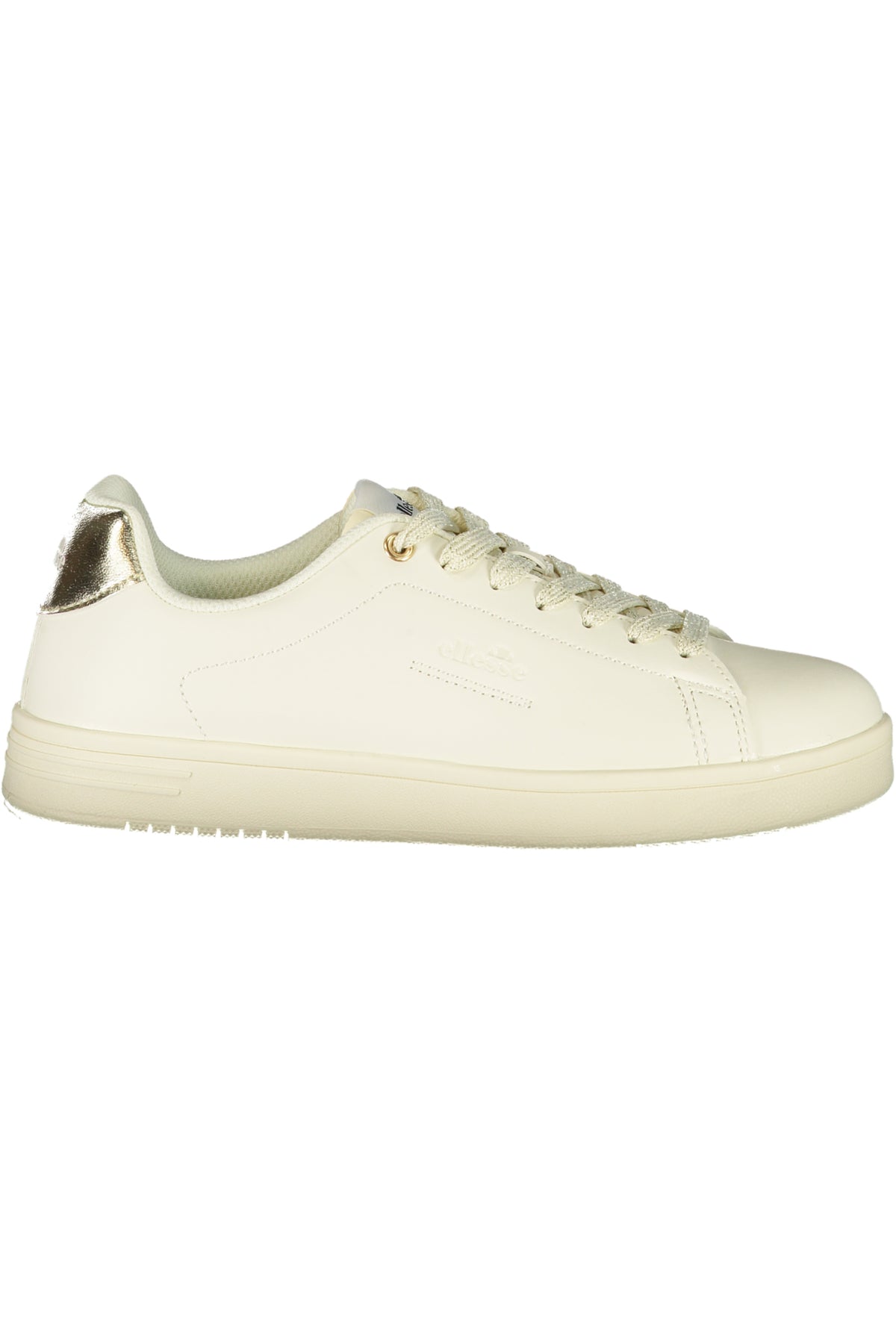 White Ellessee women's sports sneakers with a sleek design, featuring comfortable athletic shoes for active wear.