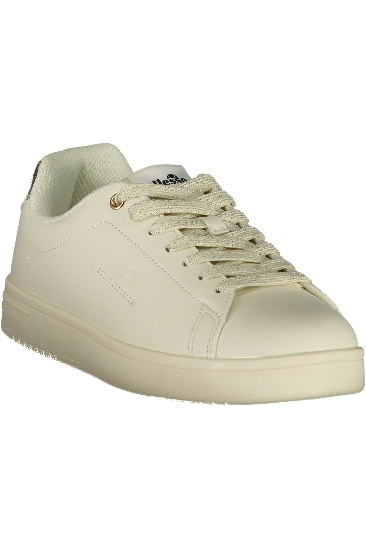 White Ellessee women's sports sneakers with breathable mesh and cushioned soles, designed for comfort and athletic performance.