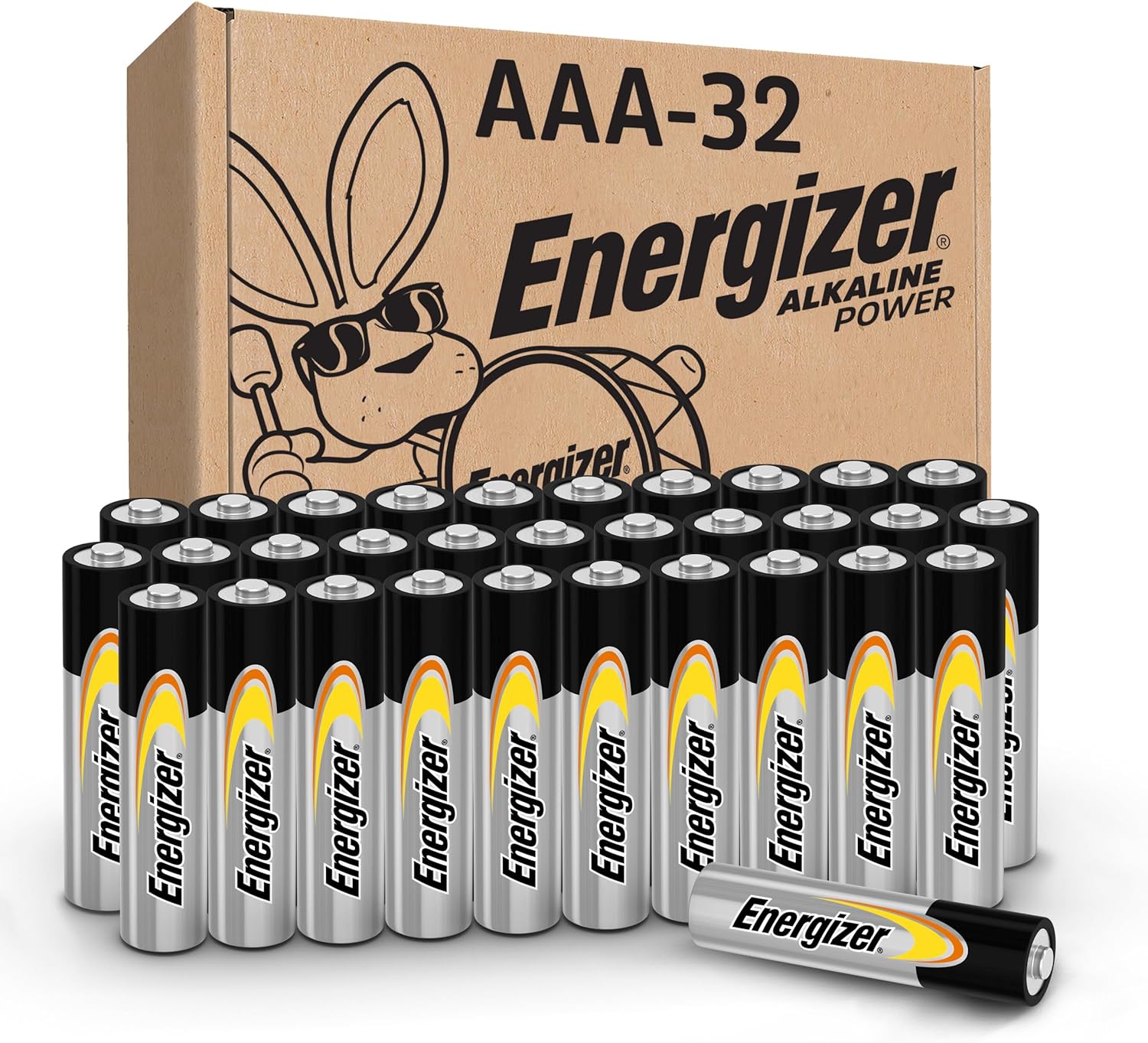 Energizer AA Batteries Alkaline Power, 32 Count Alkaline Double A Battery Pack - BACKUPMYFILESNOW