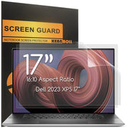 2-Pack Anti Glare Screen Protector for Dell XPS 17 9730 & Dell XPS 17 9720 & Dell XPS 17 9710 (17 inch) Touchscreen LaptopScreen Resolution :3840 x 2400 pixels-Anti Fingerprint Filter