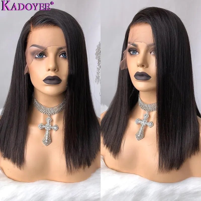 Europe, America, African Wigs,Female Human Hair Wigs, Front Lace Real Wigs - BACKUPMYFILESNOW