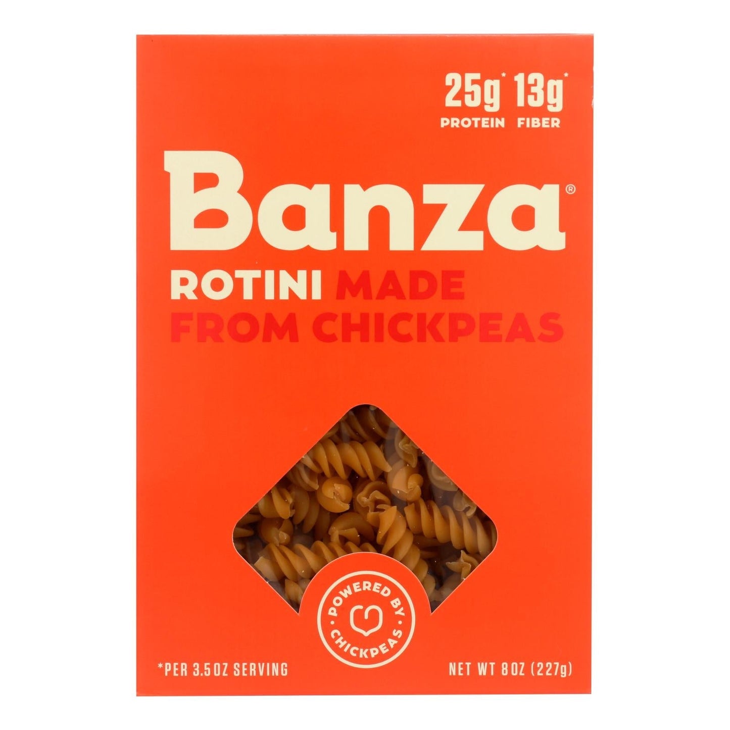 Banza Chickpea Rotini pasta case with 6 packs of 8 oz each, gluten-free legume pasta by Everyday Supply Co.