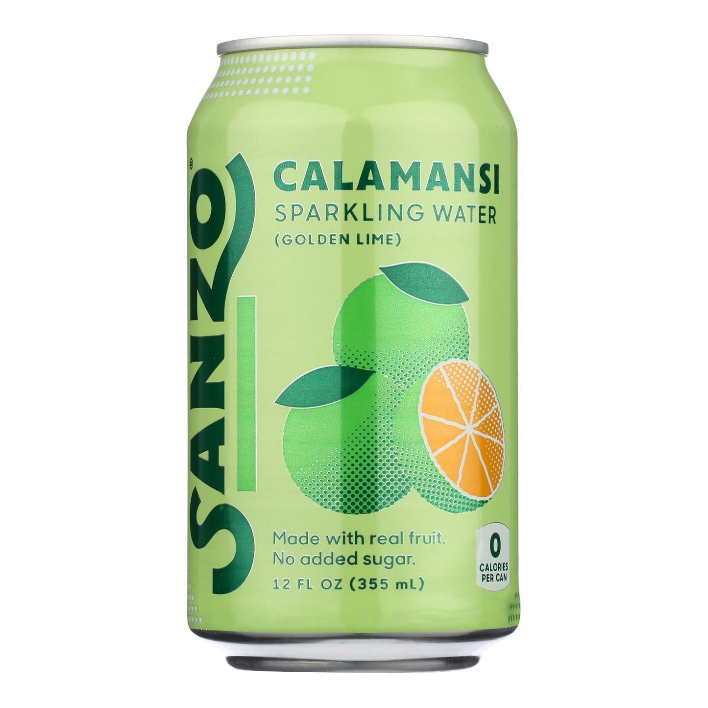 Sanzo Sparkling Water Calamansi case of 12 12oz bottles, refreshing citrus-flavored beverage by Everyday Supply Co.