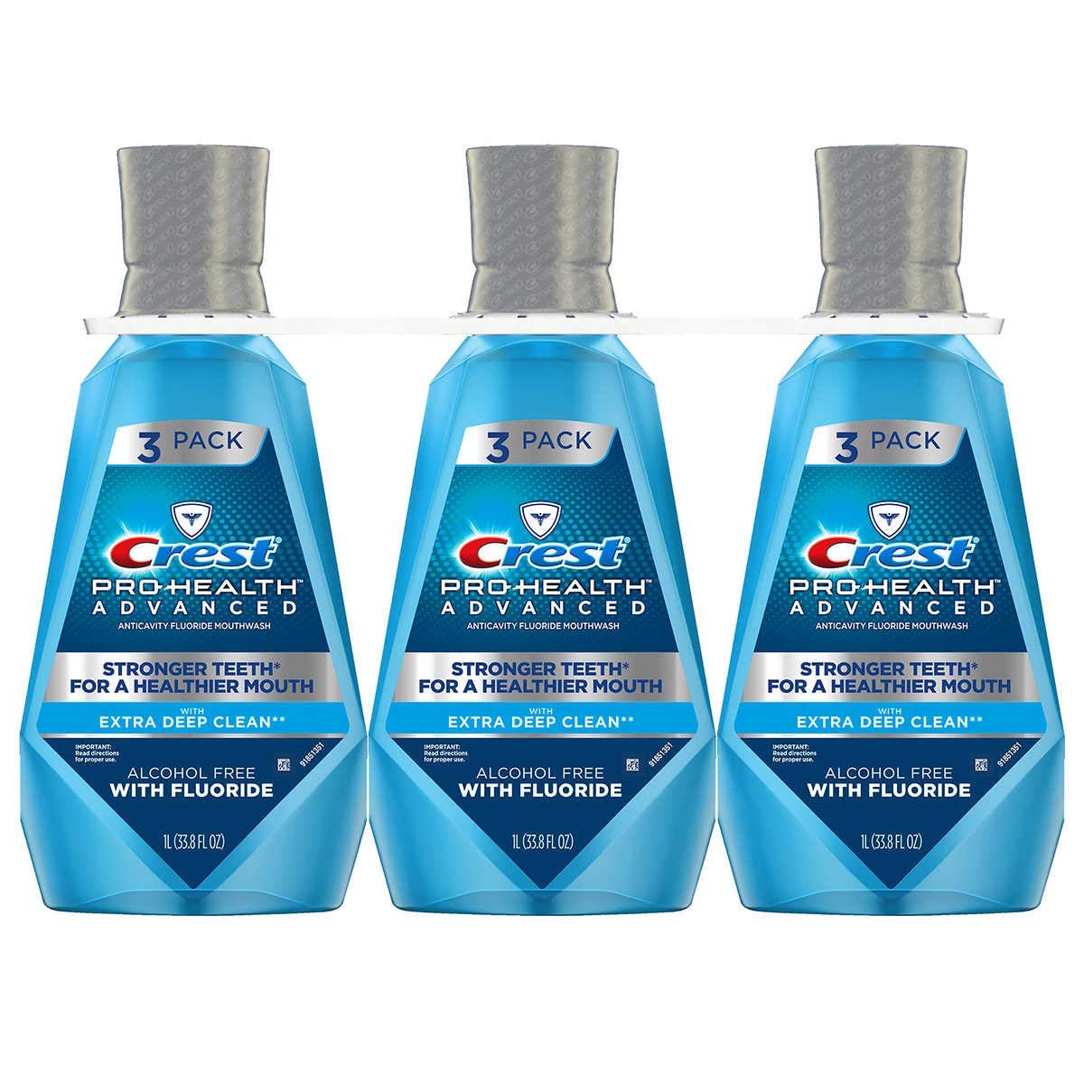 Extra New 379405 Crest Pro - Health Advantage Mouthwash Deep Clean 33.8 Oz (3 - Pack) Oral Care Wholesale Bulk Health & Beauty Oral Care Lighters - BACKUPMYFILESNOW