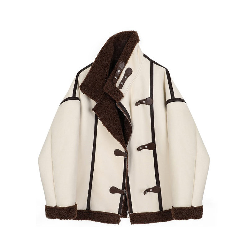 Women’s autumn and winter fur coat in a classic design