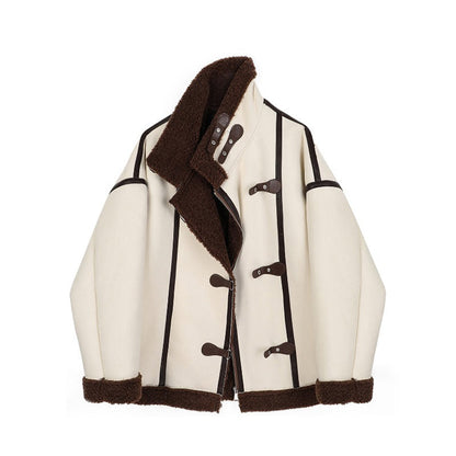 Women’s autumn and winter fur coat in a classic design