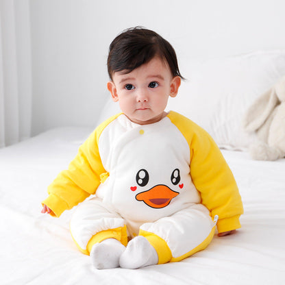 Newborn baby autumn and winter cotton clothing set by My Store