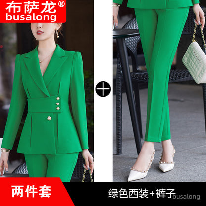 2023 Women's Long Sleeve Business Suit Set 9991