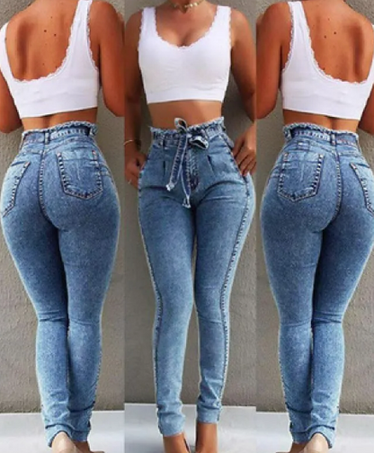 Edgy Fringe Denim