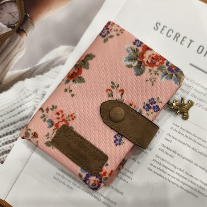 Multifunctional tri-fold printed fashion wallet with multiple card slots by My Store
