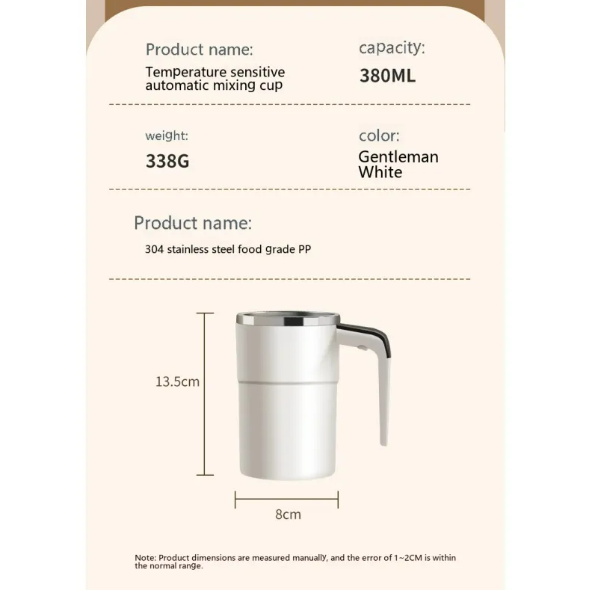 Magnetic Mixer Travel Mug