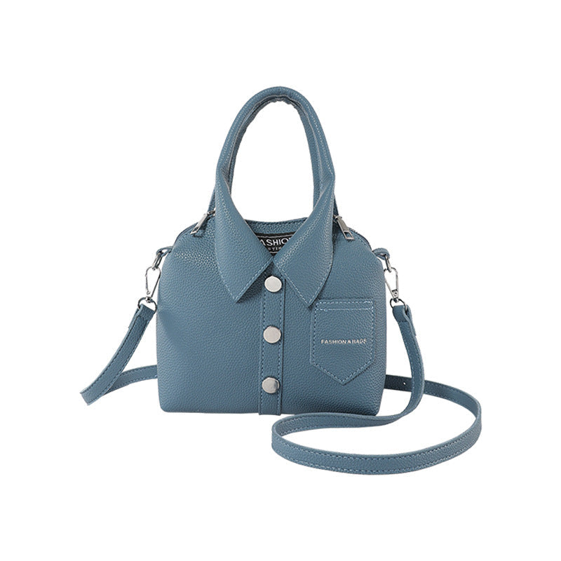 Stylish simple versatile shoulder crossbody handbag in a modern design