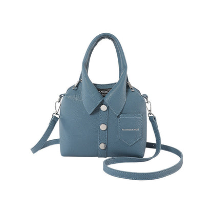 Stylish simple versatile shoulder crossbody handbag in a modern design
