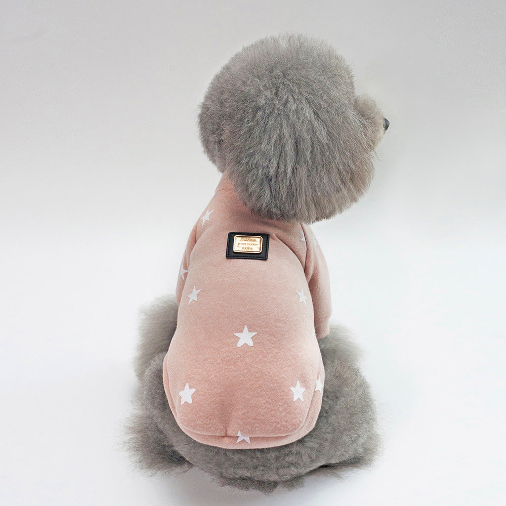 Pet clothing autumn winter pullover sweater in a cozy design for dogs and cats