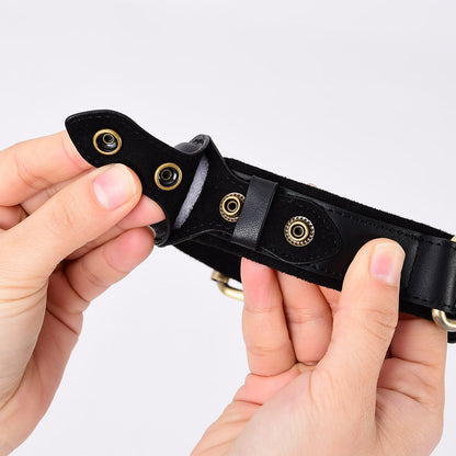 GPS tracker protective case on pet dog anti-lost collar, black design for pets