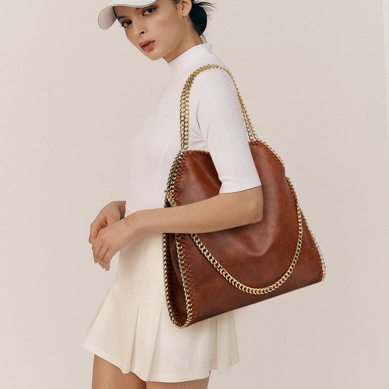 Luxury Women's Chain Shoulder Designer Tote Bag
